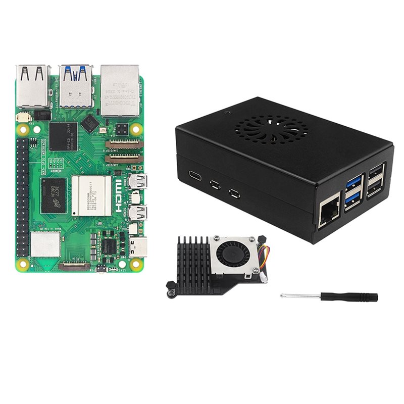 AS95-Kit Inicial Irasptek para - Raspberry Pi 5 8Gb Board avaliação e preço