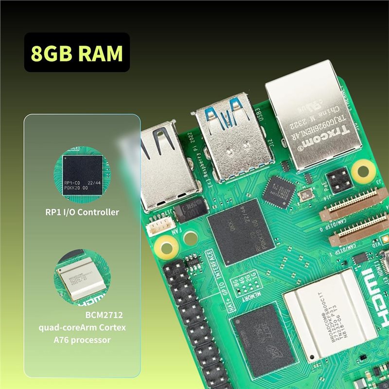 AS95-Kit Inicial Irasptek para - Raspberry Pi 5 8Gb Board avaliação e preço