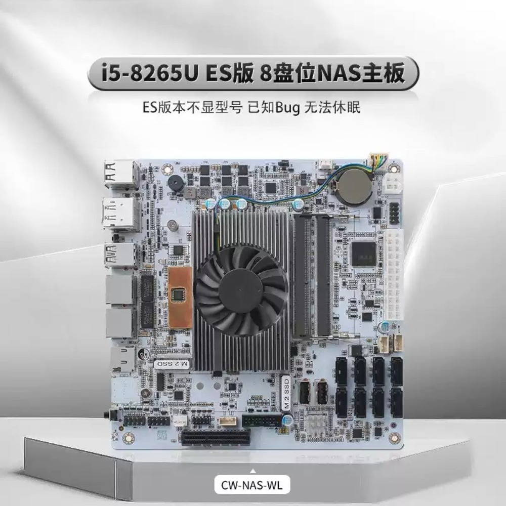Placa-Mãe Mini-ITX Branca M11  - Nas Motherboard 8 Sata Mini Itx avaliação e preço