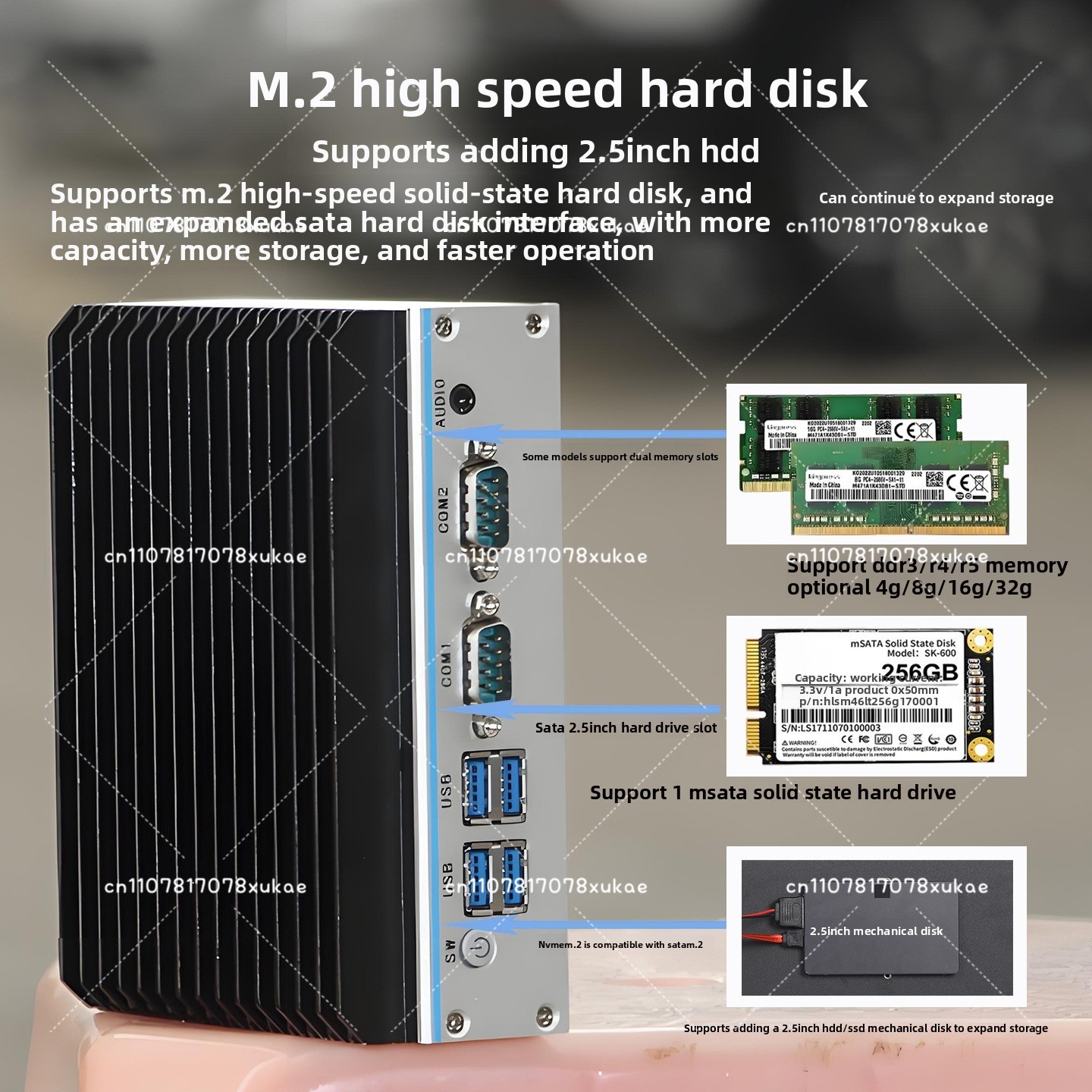 Mini PC Industrial - Quad-Core - Fanless Industrial Pc Rs485 Core I7 avaliação e preço