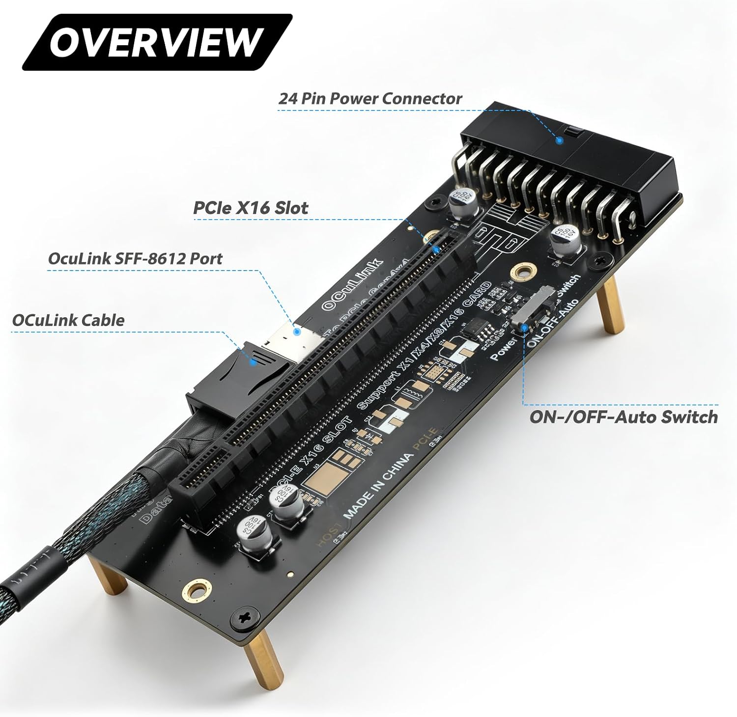 Adaptador OCuLink PCIe 4.0 X4  - Oculink Egpu Mini Pc avaliação e preço