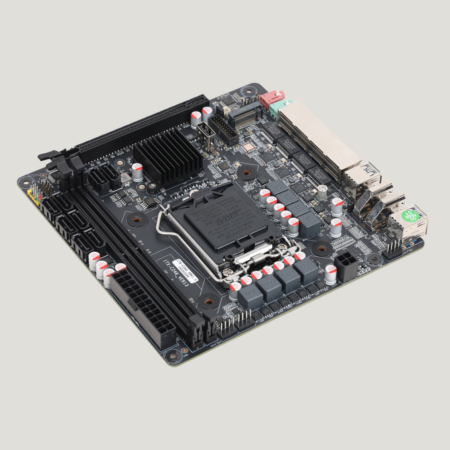 Lga1151 c246 vpro nas placa-mã - Nas Motherboard 8 Sata Mini Itx avaliação e preço