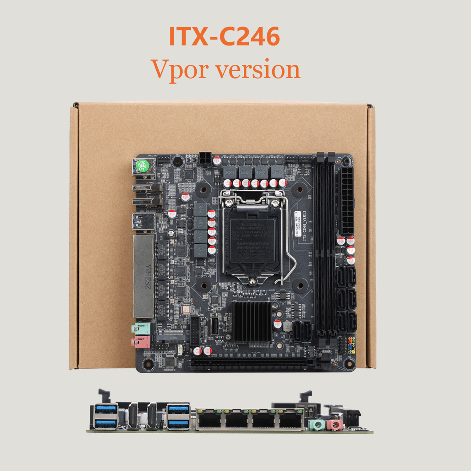 Lga1151 c246 vpro nas placa-mã - Nas Motherboard 8 Sata Mini Itx avaliação e preço