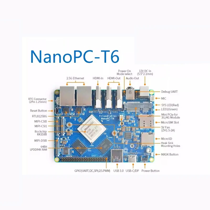 Placa de Desenvolvimento VoltS - Rockchip Rk3588 Development Board avaliação e preço